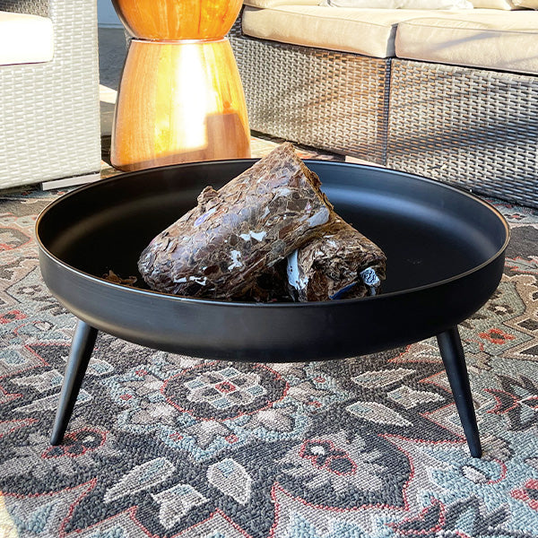 Raised Iron Fire Bowl