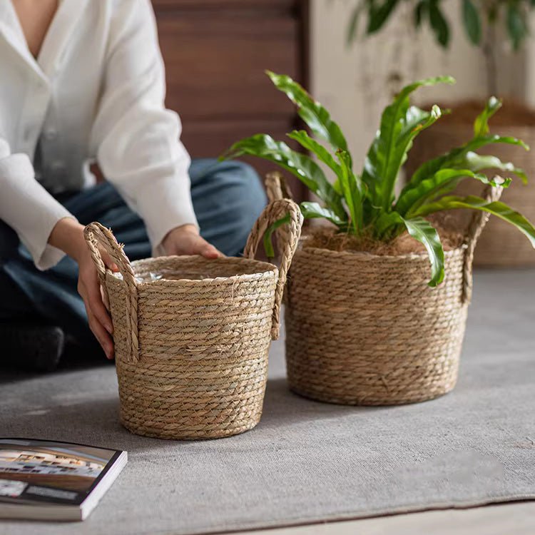 Cottage Seagrass Planter Basket