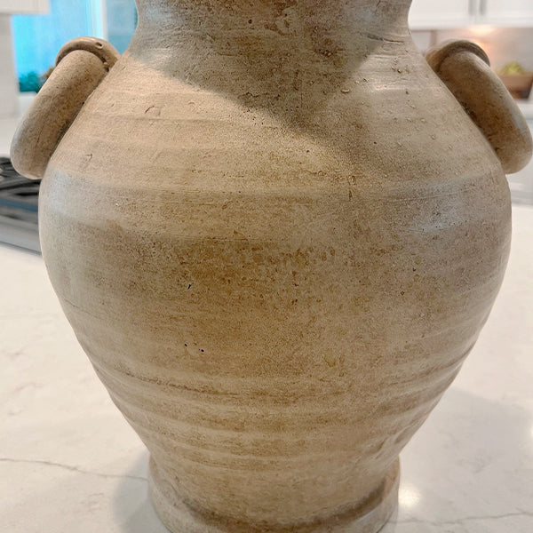 Aged Terracotta Urn Vase