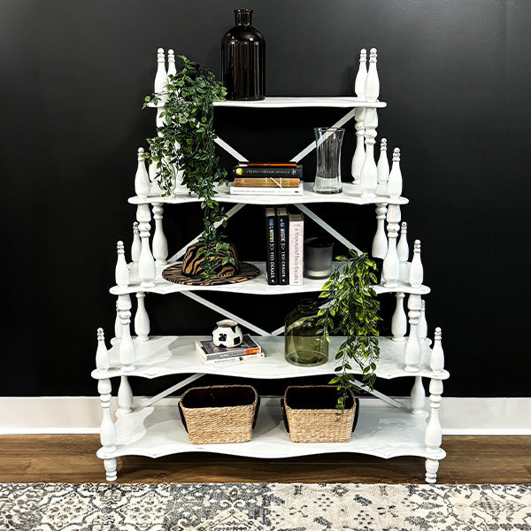 Grand Chateau Cottage Etagere Bookshelf
