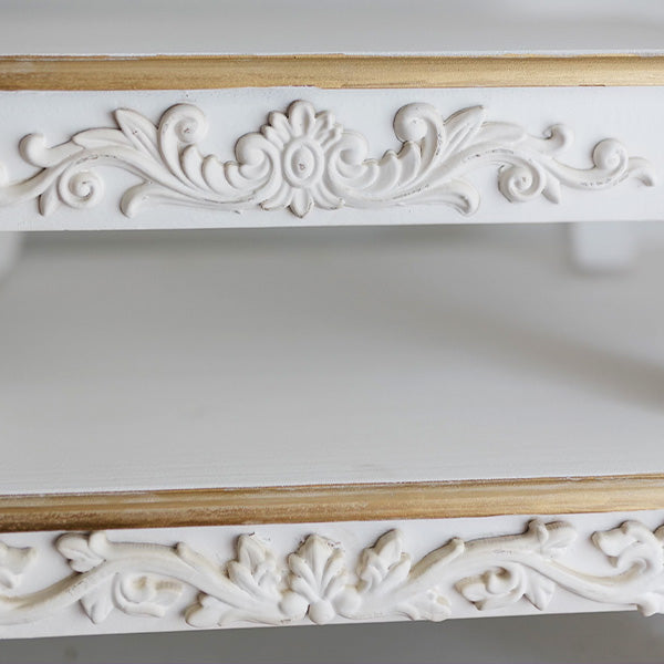 White Manor Display Risers|Set of 2