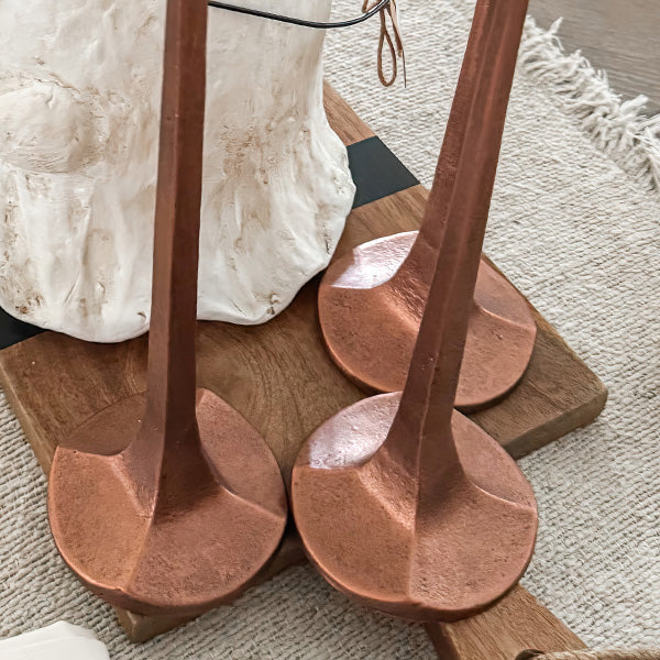Copper Grove Taper Candle Holders (Set of Three)