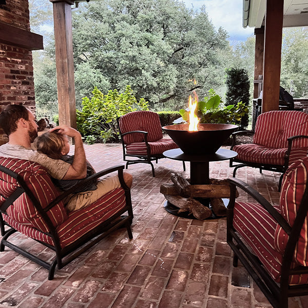 Courtyard Iron Fire Bowl