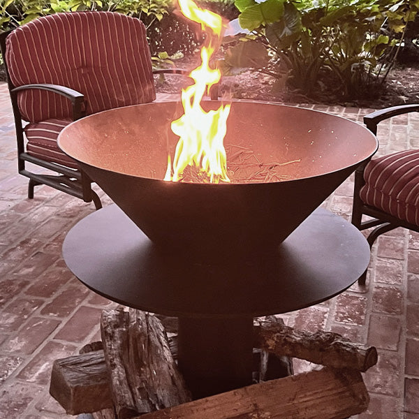Courtyard Iron Fire Bowl