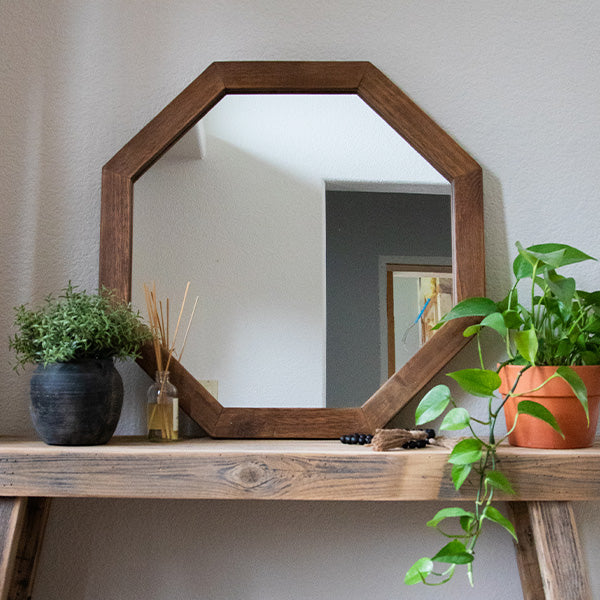 French Country Octagon Mirror