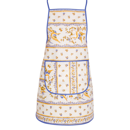 French Blue Toile Kitchen Apron