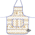 French Blue Toile Kitchen Apron