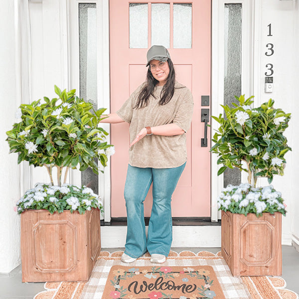 Willow Creek Wooden Planters (Set of 2)