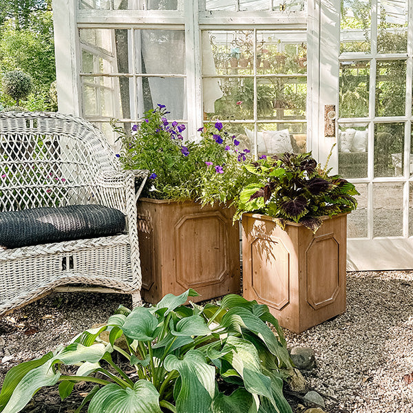 Willow Creek Wooden Planters (Set of 2)